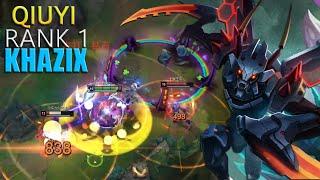 [RANK 1 KHAZIX] QIUYI KHAZIX VS RENGAR 22 KILL - QIUYI KHAZIX GUIDE