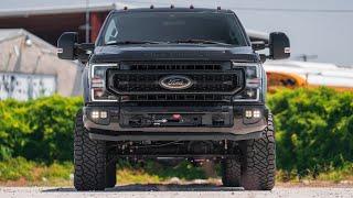 Long Bed Alumiduty Powerstroke on Carli Suspension 4.5" E-Venture System and 37s