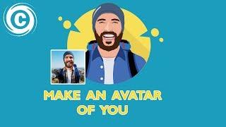 How To Designing a Flat Avatar | Flat icon |  Adobe Illustrator | Speed Art