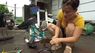 Genius Girl - Repair and restore old broken bicycles (XAM SPORT BIKE)