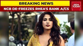 NCB De-freezes Rhea Chakraborty's Bank Accounts & Returns Her Gadgets | Breaking News