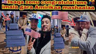 isaqa zenu congratulations   baga milkofte imala gara Amirikaa dema jira cara gari sif hatuu biro