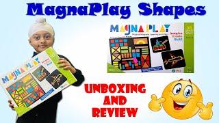 Let's have fun with Magnetic Shapes Magna Play Magnetic Learning | Iknoor world | Toy Unboxing India