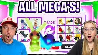 We Trade ALL NEW MEGA Pets in Roblox Adopt Me! OMG!! 