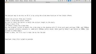 Mac how to: upload .mp3 to youtube with artwork in HD