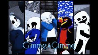 [Undertale AU] Gimme×Gimme [MMD]