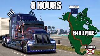 ATS Longest Delivery (Florida to Alaska) | American Truck Simulator