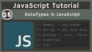 08. Data Types in JavaScript | javascript tutorial | UiBrains | NAVEEN SAGGAM