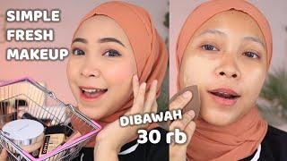 TUTORIAL MAKEUP REUNIAN || SIMPLE FRESH MAKEUP UNDER 30K ! MURAH TAPI BAGUS BANGET