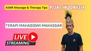 Pijat Indonesia sedang live sekarang Sakit Pinggang Mahasiswi asal Makassar @Pijat Indonesia