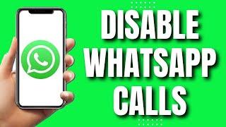 How To Disable WhatsApp Calls On iPhone (2023)