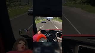 VALORIE BECOMES A TRUCKER.. #funny #gaming #twitch #meme #shorts  #cars #ats #trucking #satire