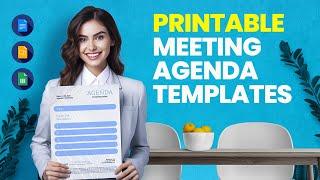 Streamlining Meetings Mastering Agendas with Google's Free Templates