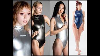 Metallic Bikini One Piece Swimsuit Haul & Metallic Bodysuits #tintfig #metallicswimsuit