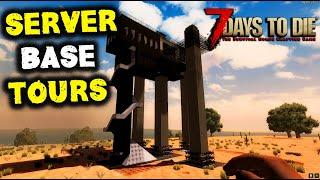 7 Days To Die - Base Build Design Tours - Multiplayer Server Showoff