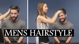 How I style my hair | Ashley Styles My Hair | Mens Hair 2017