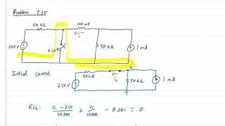 EG1012 Week 12 Video 3 - Finding initial and final values for first order circuits