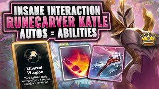 1 Auto = 3 Stacks Instantly: Crazy Runecarver Kayle Interaction | League Arena Gameplay