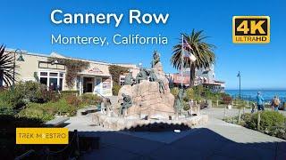 Cannery Row in Monterey, California 4K Walking Tour