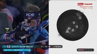 Johannes T. Boe -Incredible shooting (5 targets in 15 seconds | Men's relay WCH Oberhof 2023)