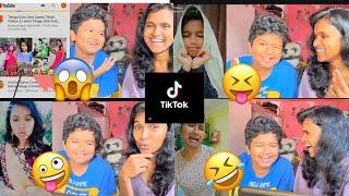 Reacting To Our Old  TIKTOKS// TikTok Telugu // MOM and SON Comedy‍