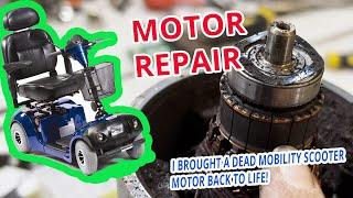 Mobility Scooter MOTOR REPAIR Guide! | Watch My BASIC Mobility Scooter Motor Refurbishment Guide