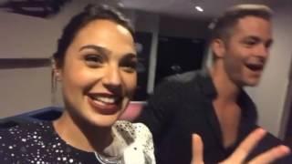 Gal Gadot, Patty Jenkins & Chris Pine surprising audience Wonder Woman screening