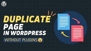 How to duplicate a page in wordpress [ Without Plugin ]