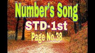 Numbers song , Ist std. Poem Page No.38 by Snehankur Deshing