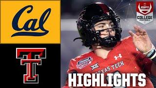 Independence Bowl: California Golden Bears vs. Texas Tech Red Raiders | Full Game Highlights