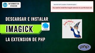 Instalar IMAGICK extensión de PHP en LARAGON #imagick