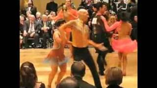 Kim Schneider and Dan Skyler dance Swing