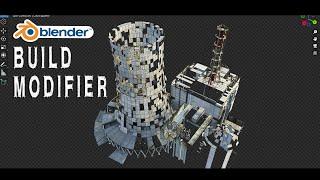 Build Modifier in Blender 3d: Create construction animations!