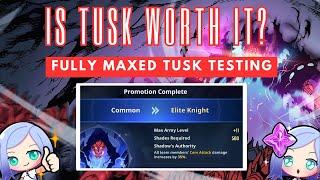 IS TUSK WORTH IT? FULLY MAXED TUSK TESTING | Solo Leveling Arise