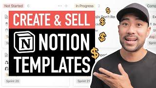 How To Create and Sell Notion Templates // Notion Tutorial 2021