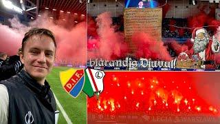 Helt Sjukt! Pitchside as DJURGÅRDEN Clash LEGIA WARSZAWA to Go Through in UECL • Documentary