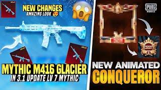 Get Mythic M416 Skin In 3.1 Update / New Animated Conqueror Frame / PUBG MOBILE