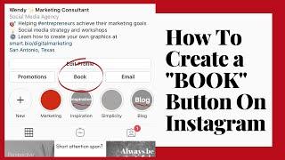 How to add a "Book" button to your Instagram business page
