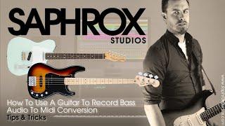 Saphrox Studios - Guide To Logic Pro X - Use Guitar To Record Bass