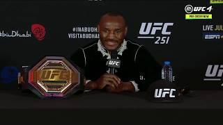 UFC 251: Kamaru Usman Post-fight Press Conference