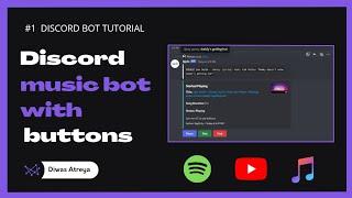 Discord Music bot with Buttons, Slash command  & lavalink | replit | discordjs v13 | 2022