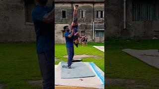 beautiful  girl outdoor springboard jump  training #beautiful#girl#outdoor#springboard#training