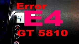 error E4,hp deskjet gt 5810,perbaikan printer hp error