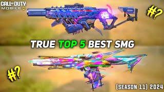 True Top 5 best SMG in Cod Mobile Season 11 #codm