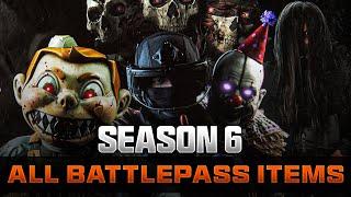 Modern Warfare 3: ALL SEASON 6 BATTLEPASS ITEMS - 100 Tiers (Michael Myers & Blackcell Showcase)