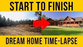 Home Construction Start to Finish - Building a New House Time Lapse!