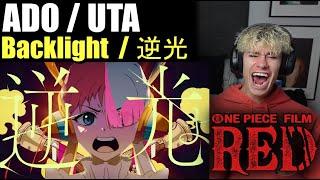 My favorite song by far!! |【Ado】Backlight / 逆光（UTA from ONE PIECE FILM RED) | REACTION