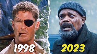 Evolution of Nick Fury in Films and TV (1998-2023)