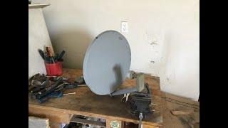 Scrapping a satellite dish for GOLD and little waste.