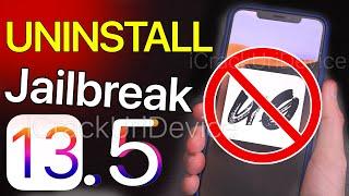 UnJailbreak iOS 13.5 Remove & Uninstall Unc0ver - Delete Cydia! (NO COMPUTER)